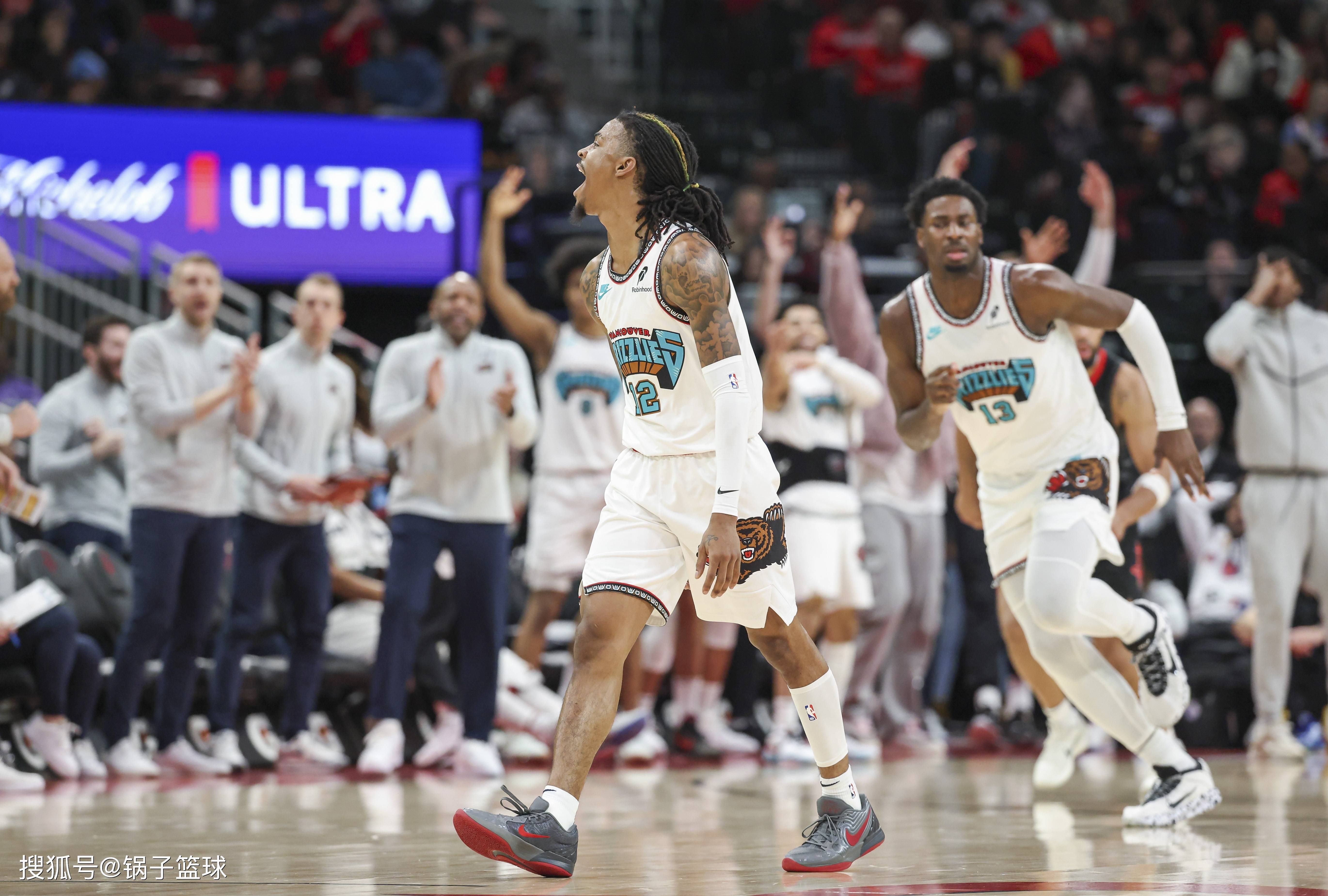 灰熊逆转火箭，浓眉哥关键制胜